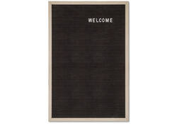 Letterbord IEZZY 40x60cm naturel hout