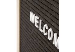 Letterbord IEZZY 40x60cm naturel hout