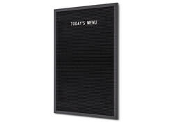 Letterbord IEZZY 40x60cm zwart hout