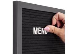 Letterbord IEZZY 40x60cm zwart hout
