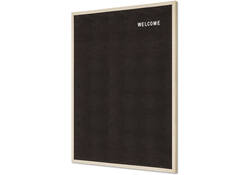 Letterbord IEZZY 60x80cm naturel hout