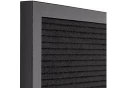 Letterbord IEZZY 60x80cm zwart hout
