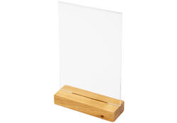 Menukaarthouder IEZZY tafeldisplay A5 hout