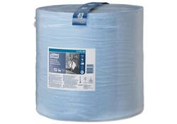 Poetspapier Tork Industrial Heavy-Duty W1 3-laags 750vel blauw 130080