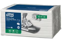 Reinigingsdoek Tork Heavy-Duty W8 45 doeken wit 530150