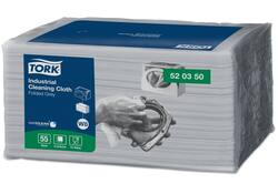 Reinigingsdoek Tork Industrial Cleaning W8 55 doeken grijs 520350