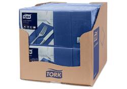 Lunchservet Tork Advanced 1/8 vouw 2-laags 328x325mm 200 vel donkerblauw 477421