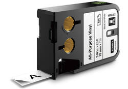 Labeltape Dymo XTL multifunctioneel 19mm zwart op wit