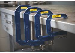 Labeltape Dymo XTL multifunctioneel 19mm zwart op wit