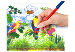 Kleurstift Staedtler Noris 326 kartonnen etui 20 kleuren