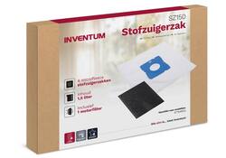 Stofzuigerzak Inventum 1.5l set van 4 zakken + motorfilter