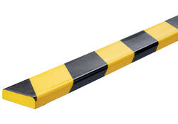 Beschermingsprofiel Durable S10 recht 1m geel zwart