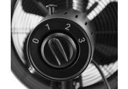 Tafelventilator Tomado Ø 35 cm retro zwart
