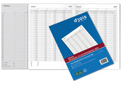 Jaarplanner 2025 Djois personeel- en activiteitenplanner