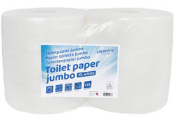 Toiletpapier Cleaninq maxi jumbo 2 laags 350m wit