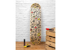 Verfstift Posca Sticker Graffiti assorti metalen koffer à 20 stuks