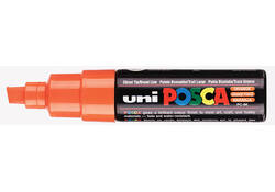 Verfstift Posca PC8K breed schuin donker oranje