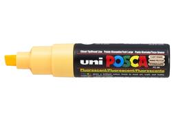Verfstift Posca PC8K breed schuin fluor lichtoranje