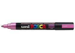Verfstift Posca PC5M medium metallic roze