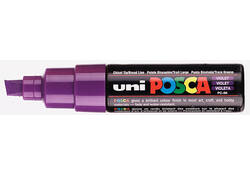 Verfstift Posca PC8K breed schuin paars