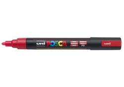 Verfstift Posca PC5M medium fluor rood