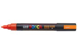 Verfstift Posca PC5M medium fluor oranje
