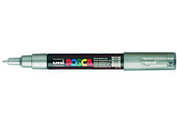 Verfstift Posca PC1MC extra fijn zilver