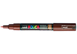 Verfstift Posca PC1MC extra fijn bruin