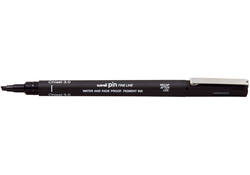 Fineliner Uni-ball Pin beitelpunt 3mm zwart