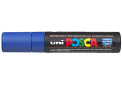 Verfstift Posca PC17K extra breed rechthoek donkerblauw