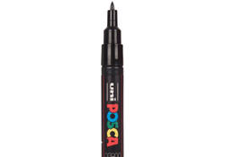 Verfstift Posca PC1MC extra fijn zwart
