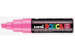 Verfstift Posca PC8K breed schuin roze