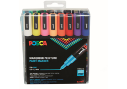Verfstift Posca PC3M fijn standaard assorti set à 16 stuks