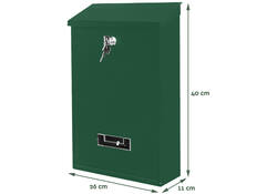 Brievenbus BRASQ PB100 Basic groen