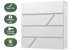 Brievenbus BRASQ PB200 Deluxe wand wit