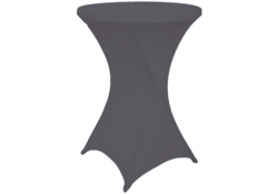 Tafelrok BRASQ voor statafel 80cm antraciet