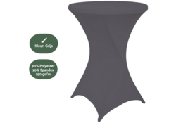Tafelrok BRASQ voor statafel 80cm antraciet