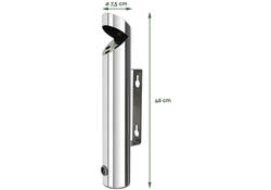 Asbak BRASQ wand AT200 RVS