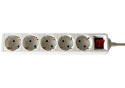 Stekkerdoos BRASQ 5 voudig 1.4 meter wit