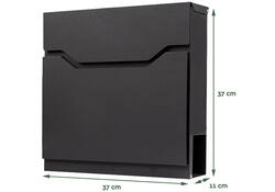 Brievenbus BRASQ PB300 Premium zwart