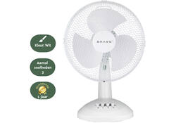 Tafelventilator BRASQ F400 Ø 30cm wit