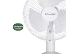 Tafelventilator BRASQ F400 Ø 30cm wit