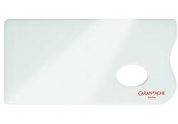 Verfpalet Caran d'ache plexiglas 26x13cm wit