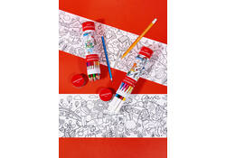 Viltstift Caran d'ache Swisscolor met poster koker à 10 kleuren