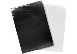 Voorblad Quantore A4 PP 300 micron zwart 100 stuks
