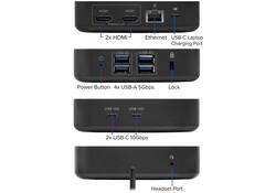 Dockingstation ACT USB-C Dual Monitor met Power Delivery