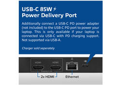 Dockingstation ACT USB-C Dual Monitor met Power Delivery