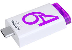 USB Stick Philips Click USB-C 64GB Magic Purple