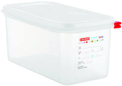 Voedseldoos Araven GN 1/3 met deksel 6 liter 4 stuks