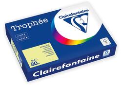 Kopieerpapier Trophée A4 80gr citroengeel 500vel